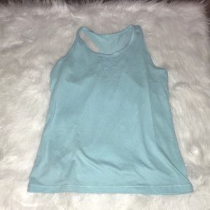 Girls light blue tank top